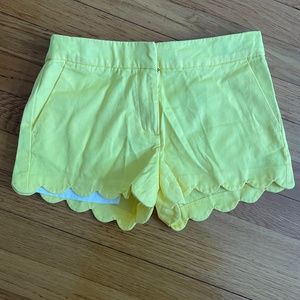 Crewcuts yellow shorts, size 12